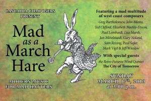 Mad as a March Hare postcard front